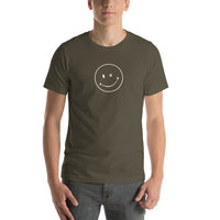 Happy Face Short-Sleeve Unisex T-Shirt